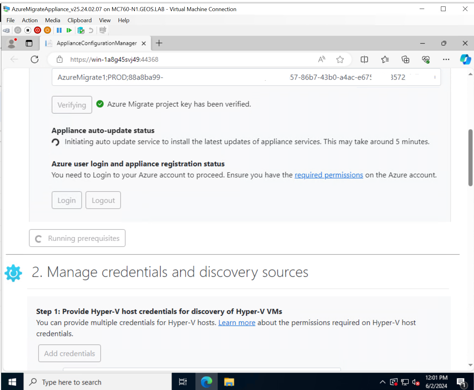 Update Azure Migrate Appliance